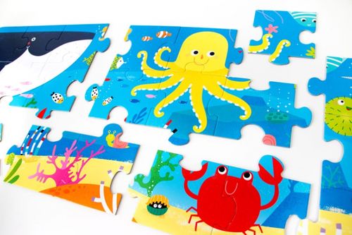 DUŻE PUZZLE OCEAN CZUCZU 27 ELEMENTÓW na Arena.pl