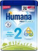 HUMANA 2 HMO MLEKO NASTĘPNE PO 6 MIESIĄCU 750G