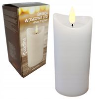 ŚWIECA WOSKOWA LED ŚWIECZKA NA BATERIE OZDOBA Z EFEKTEM PŁOMIENIA 12,5 CM