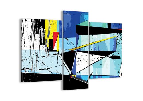 Obraz Na Płótnie - Kompozycja Kolory - 95X80 Cm - Cb95X80-3913 na Arena.pl