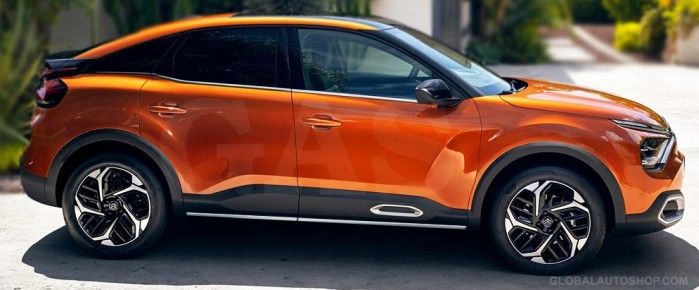 CITROEN C4 - Listwy CHROM na drzwi boczne dekoracyjne chromowane zdjęcie 2