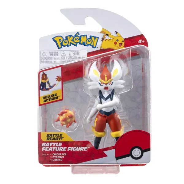 POKEMON Figurka Bitewna Cinderace, figurka zdjęcie 1