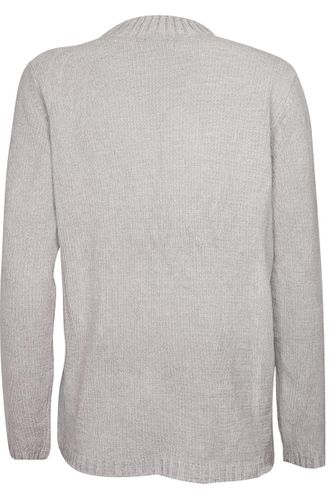 H&M Siwy Sweter, Warkocz, Soft - 38 / M na Arena.pl