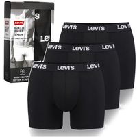 LEVI'S Zestaw Bokserki Męskie Czarny Bawełna 3 Pak Na Walentynki Roz. L