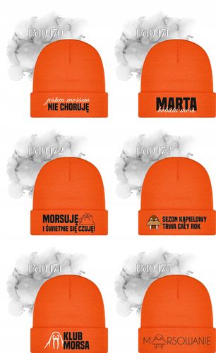 Czapka zimowa TWÓJ WŁASNY HAFT IMIĘ NAPIS kierownik zbiornika DLA MORSA na Arena.pl