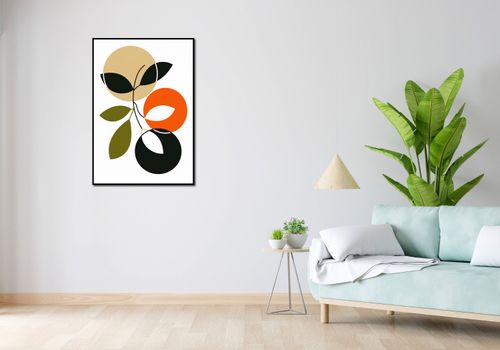 Plakat 68x98cm Organiczny Pokój na Arena.pl