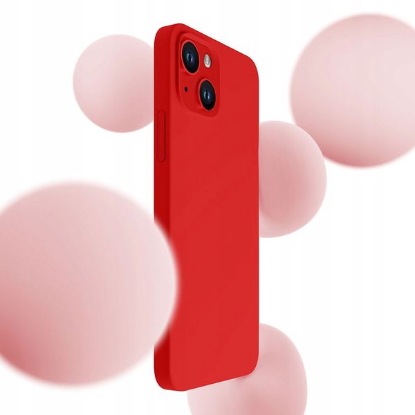 Etui na Apple iPhone 14 Plus - 3mk HARDY Silicone MagCase Red zdjęcie 2