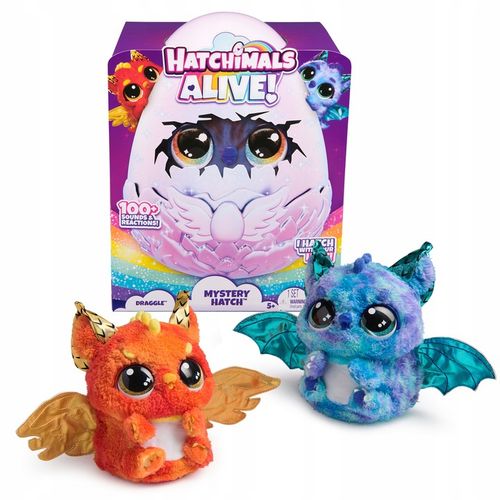 HATCHIMALS ALIVE MASKOTKA JAJKO INTERAKTYWNA SMOK NIESPODZIANKA DRAGGLE na Arena.pl