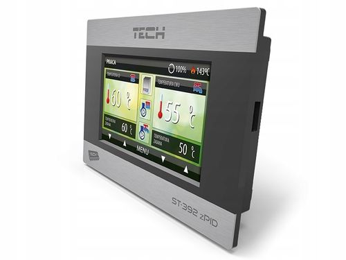 STEROWNIK REGULATOR PROGRAMATOR DO KOMINKA KOLOROWY DOTYKOWY ST-392 TECH na Arena.pl