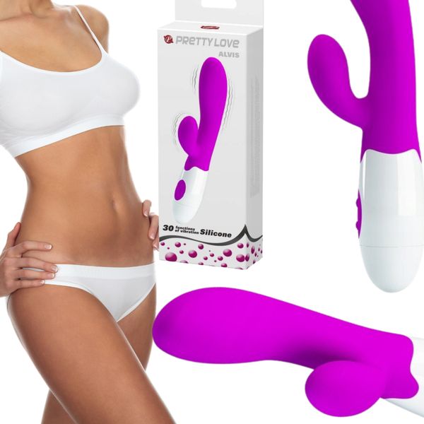 Mocny Wibrator Punkt G Łechtaczka 30Trybów 20Cm zdjęcie 1