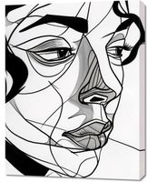 Obraz 70x90cm Portret Kobiecy