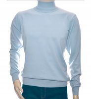 Sweter z golfem golf męski z kaszmiru i wełny merynosów kaszmirowy XXL 2XL