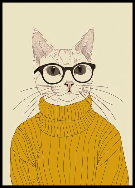 Plakat 50x70cm Intelektualista zdjęcie 2