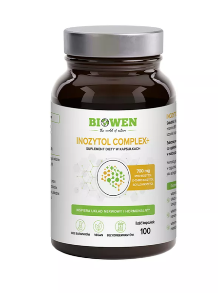 Inozytol Complex+ 100 KapsuŁek - Biowen zdjęcie 1