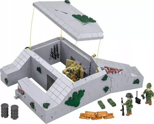 Klocki COBI 3136 German Bunker Regelbau 667 niemiecki schron bunkier na Arena.pl