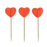 Pikery serduszka walentynki urodziny do babeczek wypieków 18 szt.