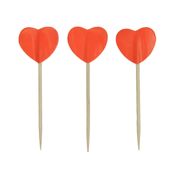 Pikery serduszka walentynki urodziny do babeczek wypieków 18 szt.