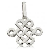 SREBRNY WISIOREK SHRIVATSA WĘZEŁ DŁUGOWIECZNOŚCI PRÓBA SREBRA 925