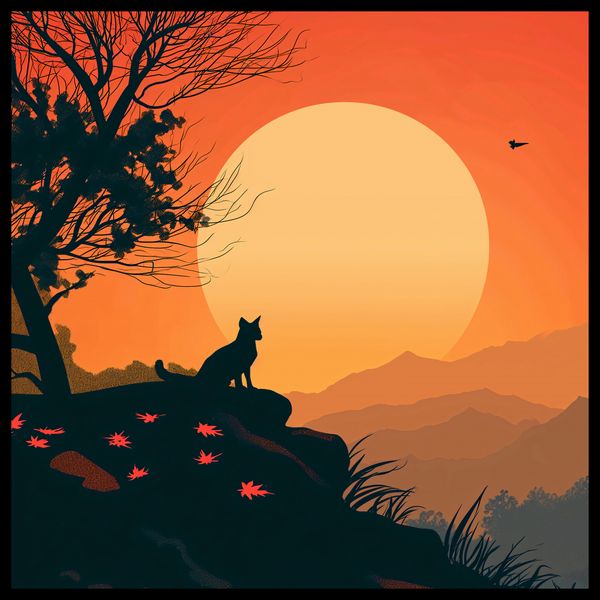 Plakat 50x50cm Kocie Wzgórze zdjęcie 2