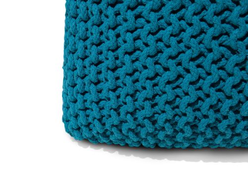 Puf 50 x 31 cm niebieski CONRAD na Arena.pl