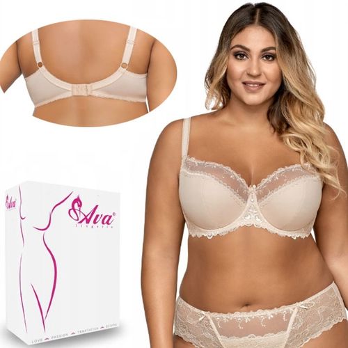 AVA stanik biustonosz wygodny półusztywniany AV-1030 SEMI-SOFT beżowy 75F b na Arena.pl