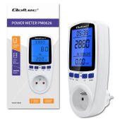 Qoltec Watomierz Licznik zużycia energii PM0626 3680W 16A LCD