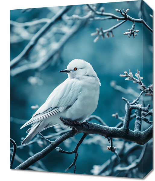 Obraz 40x50cm Perłowy Ptak zdjęcie 1