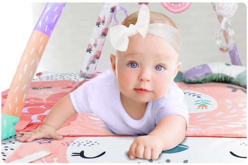 MATA EDUKACYJNA INTERAKTYWNA DLA NIEMOWLĄT DWUSTRONNA DUŻA XXL 5w1 NUKIDO na Arena.pl