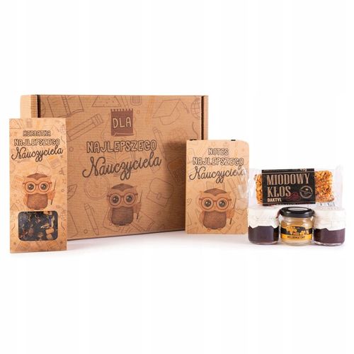 PREZENT NA DZIEŃ NAUCZYCIELA ZESTAW PREZENTOWY GOTOWY W PUDEŁKU Z NADRUKIEM na Arena.pl