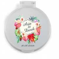 LUSTERKO personalizowane podziękowania dla gości ŚLUB kolorowe wzory