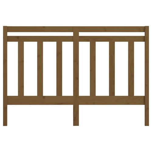 Wezgłowie łóżka, miodowy brąz 166x4x100 cm, lite drewno sosnowe na Arena.pl