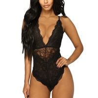 KORONKOWA KOSZULKA NOCNA SEKSOWNA CZARNA BIELIZNA SEXY KOMPLET WALENTYNKI