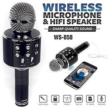 Bezprzewodowy mikrofon karaoke WS858 zdjęcie 5