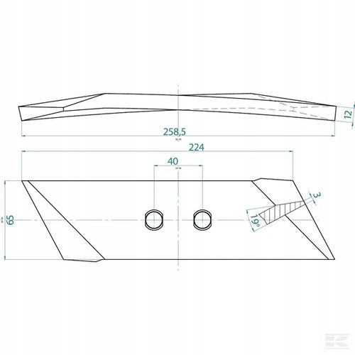 Nakładka Lemiesza, Lewa KK063090N na Arena.pl