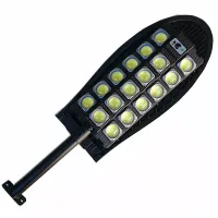 Latarnia lampa solarna 527 COB 1000W czujnik ruchu, pilot i mocowanie
