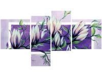 OBRAZ FIOLETOWY KWIAT MAGNOLII