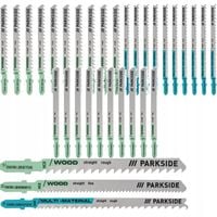 Zestaw brzeszczotów PARKSIDE do wyrzynarki drewno tworzywo aluminium