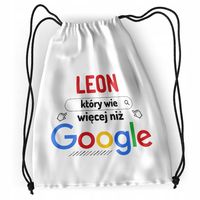 Plecak Dla Leona Sportowy Szkolny Worek Torba Z Nadrukiem Ze Zdjęciem