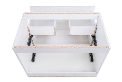 Biała szafka pod umywalkę 80cm Active na Arena.pl