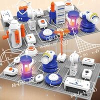 66SZT ZESTAW EDUKACYJNY MAŁY ELEKTRONIK Z 1200+ EKSPERYMENTY ELEKTRYK NAUKA