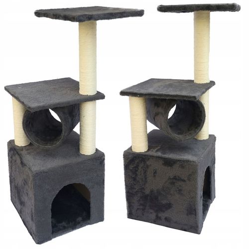 DRAPAK DLA KOTA WIEŻA LEGOWISKO do leżenia DOMEK Budka 4 Poziomy Tuba na Arena.pl