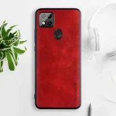 Etui AIORIA Vintage LEATHER do Xiaomi Redmi 9C czerwony