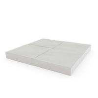 Składany materac pod drabinkę gimnastyczną 100x100x10 cm Kometa popielaty