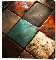 Obraz 90x100cm Ceramiczna Kompozycja