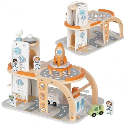 TDLA DZIECI  DREWNIANY KOSMICZNY PARKING  STACJA KOSMICZNA na Arena.pl