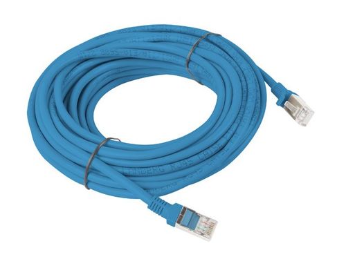 PATCHCORD KAT.5E 10M NIEBIESKI FLUKE PASSED LANBERG na Arena.pl