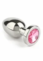 mr. steel jeweled plug small stal nierdzewna z ozdobnym kryształem