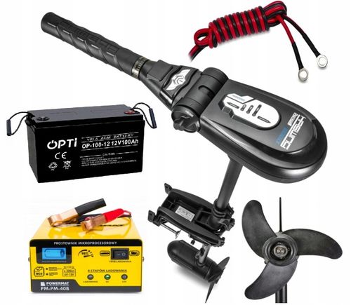 Silnik elektryczny zaburtowy Protruar 1.0 R2 65lbs 12V Aku na Arena.pl