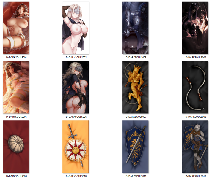 Dakimakura Dark souls DO WYBORU 90x45 zdjęcie 3