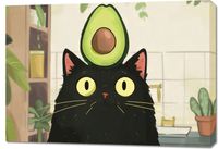 Obraz 100x70cm Awokado Na Głowie